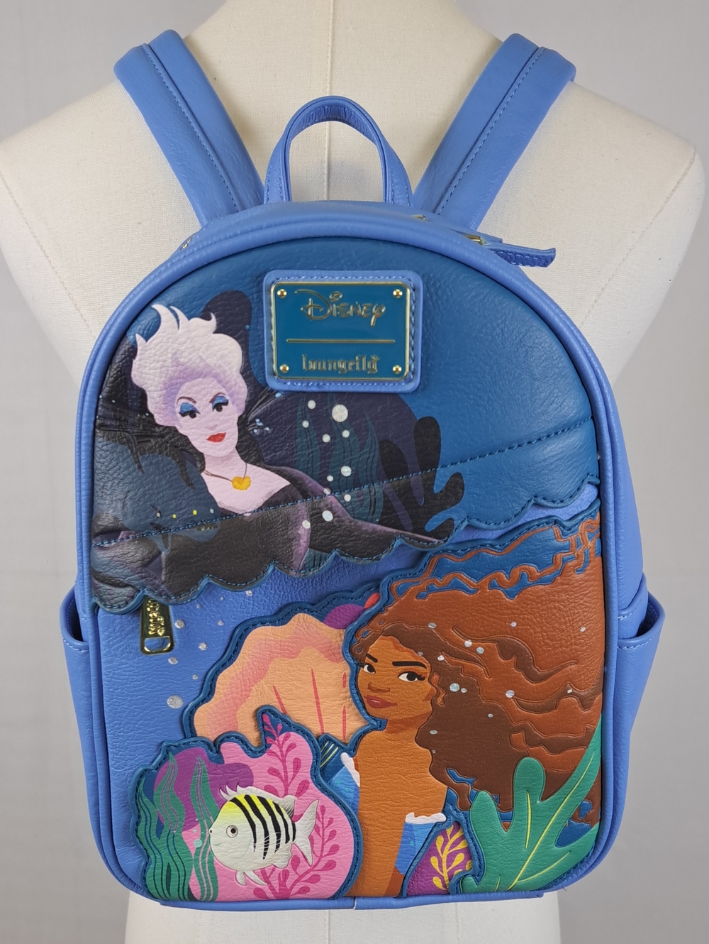 Loungefly x Disney Little Mermaid Under the Sea Ariel Ursula Mini Backpack